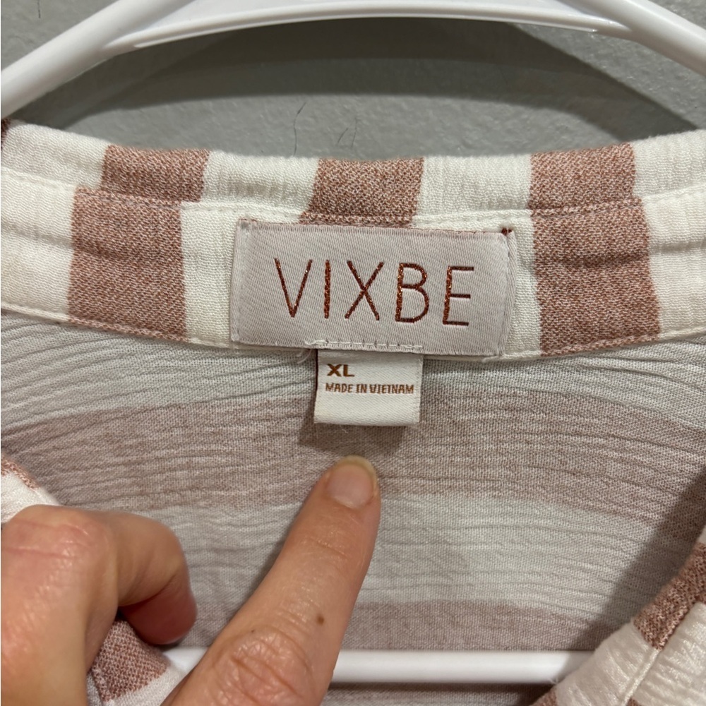 Pink Striped Button Down Shirt - Picture 8 of 10